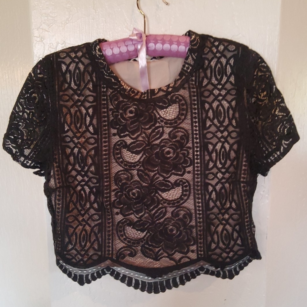 love, FiRE | Lace Crop Top ***NWT***